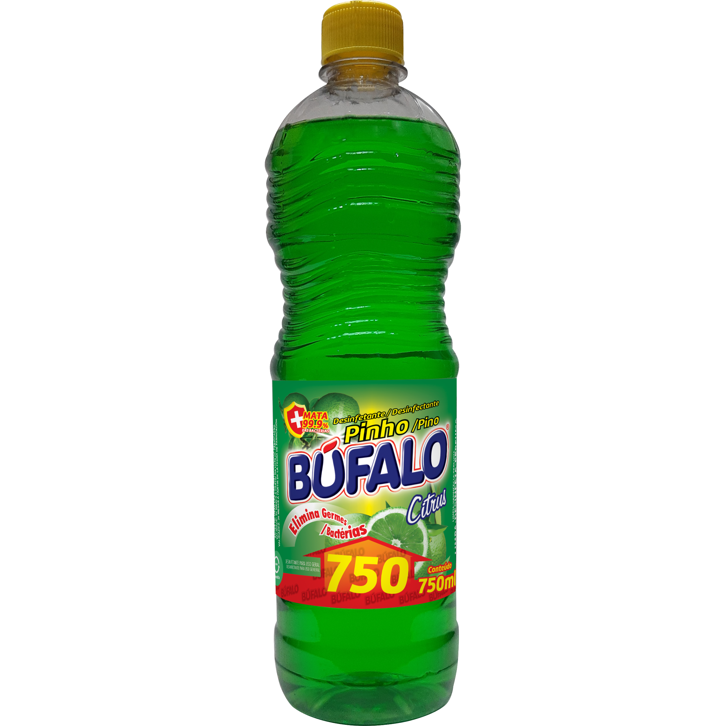 Desinfetante Pinho Búfalo Citrus 750 Ml