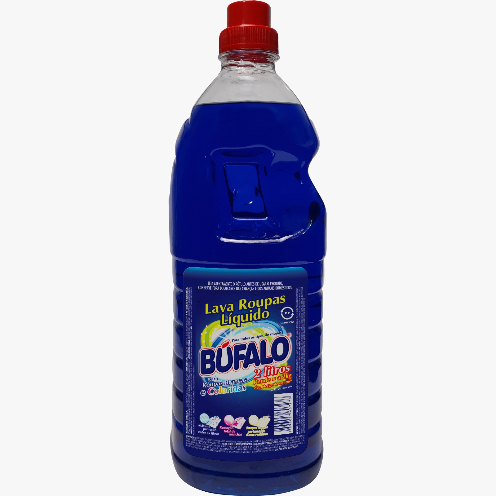 Lava Roupas Líquido Búfalo Azul