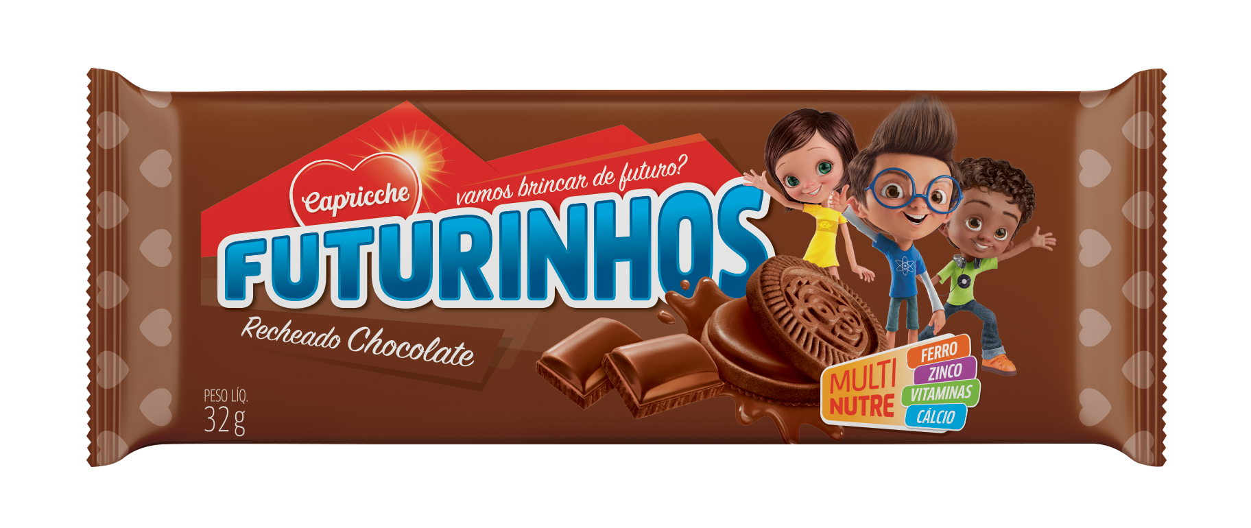 Recheado Chocolate 32G