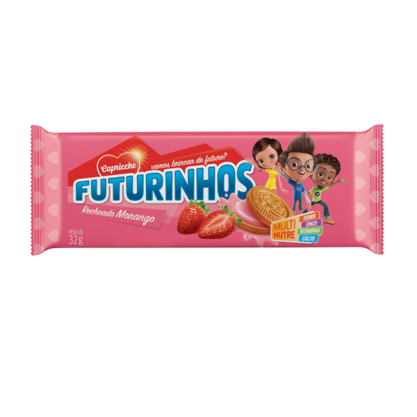 Recheado Morango 32G