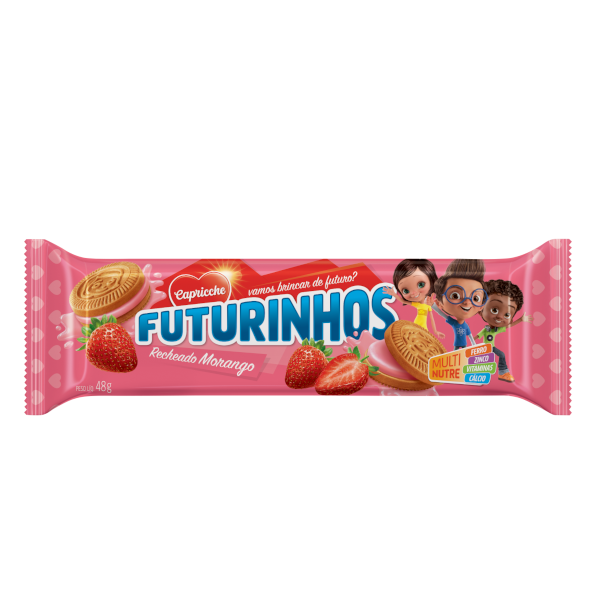 Recheado Morango 48G