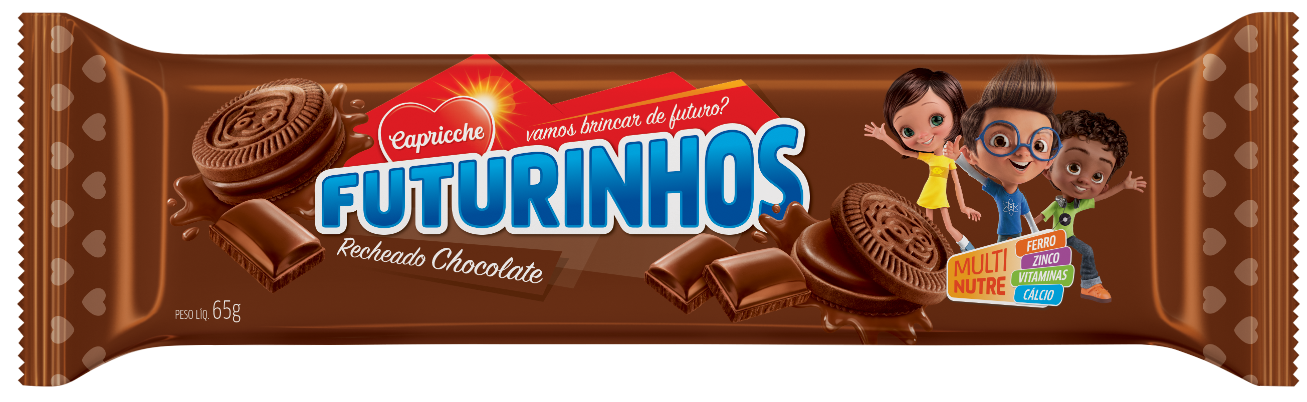 Recheado Chocolate 65G