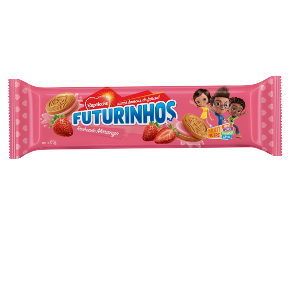 Recheado Morango 65G