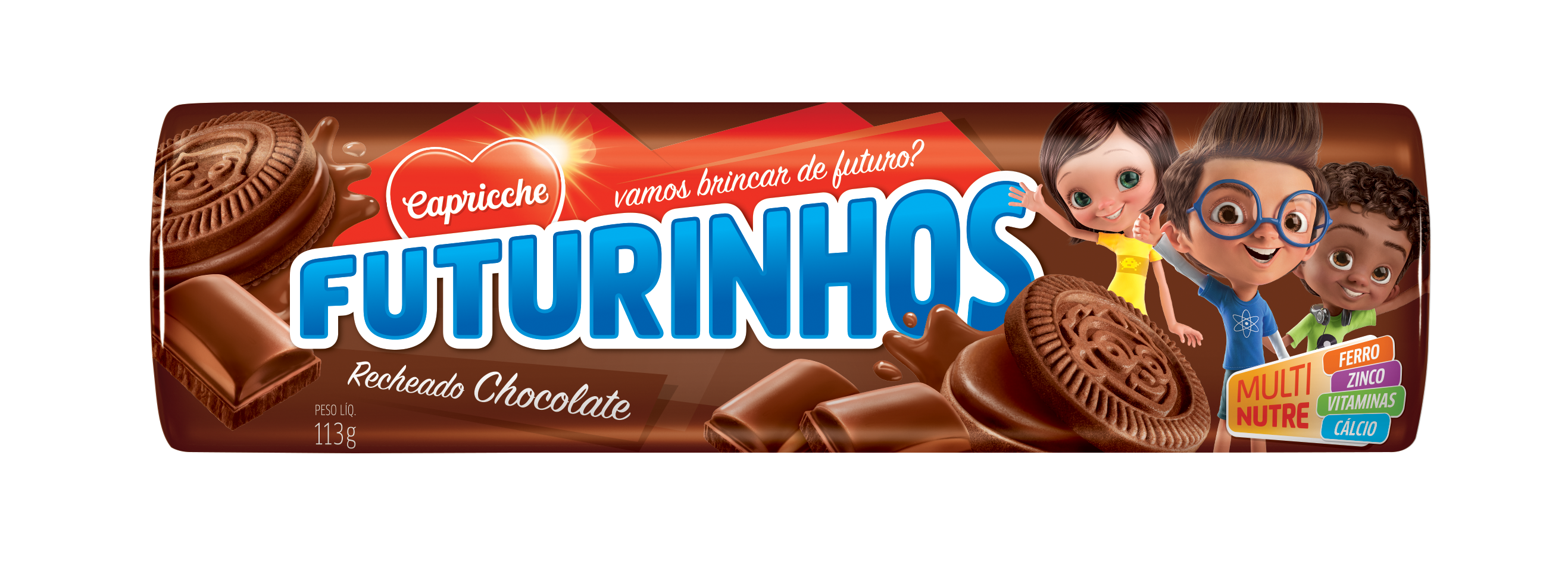 Recheado Chocolate 113G