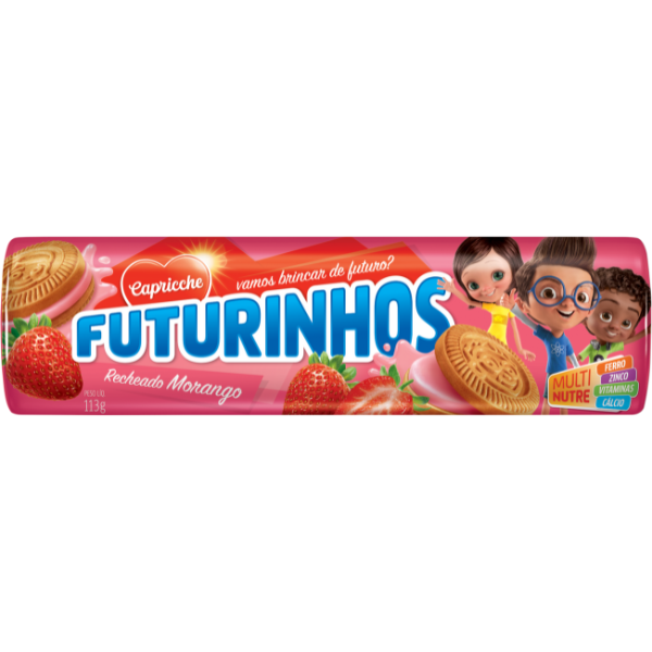 Recheado Morango 113G