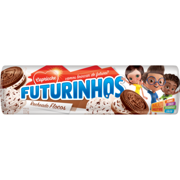 Recheado Flocos 113G
