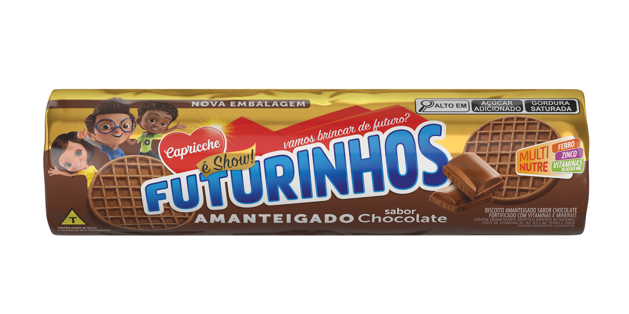 Amanteigado Chocolate 96G