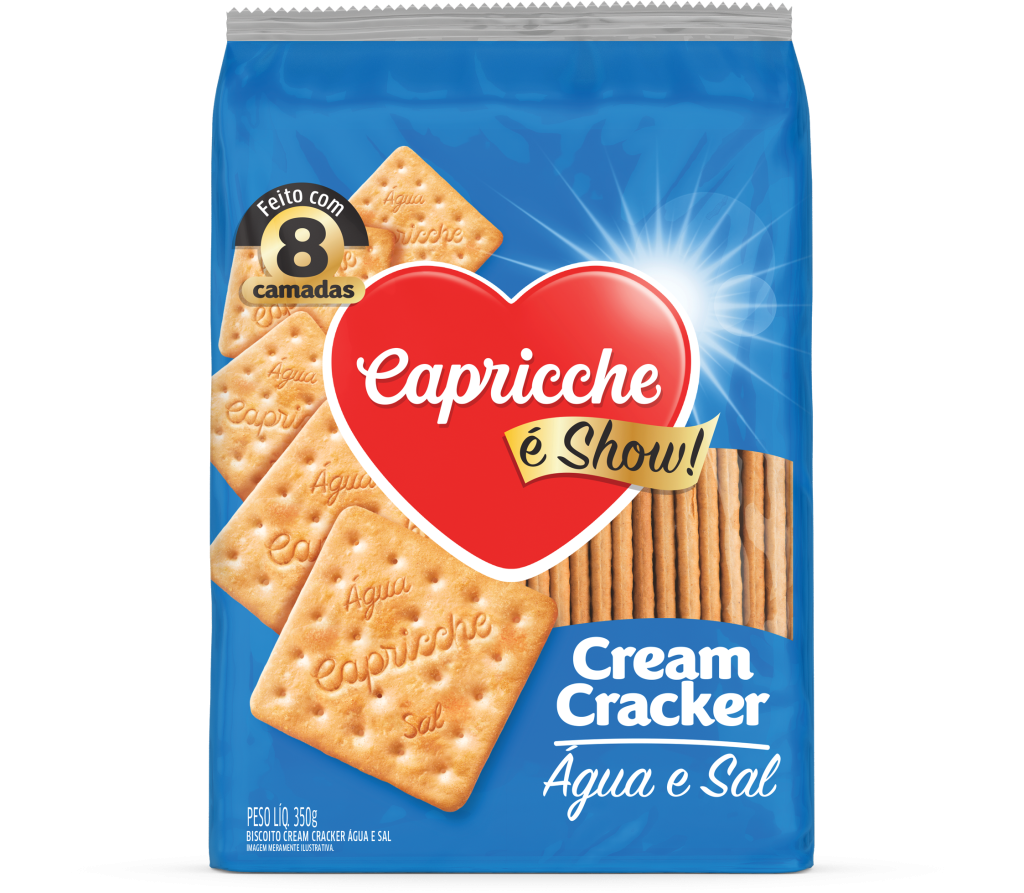 Cream Cracker Agua E Sal 350G