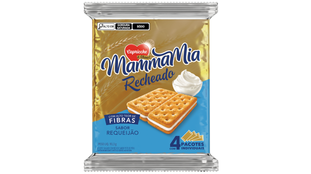 Mammamia Filled Cracker Cream Cheese Flavor 93.3G
