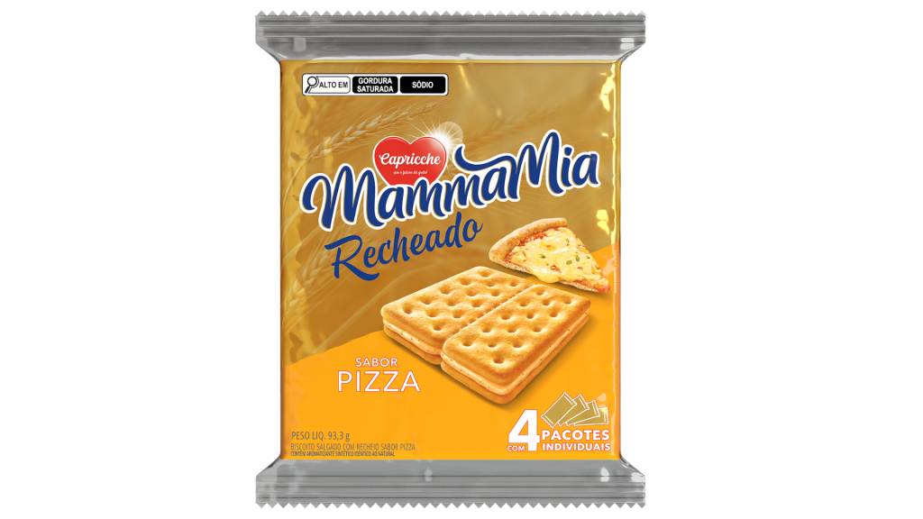 Mammamia Filled Cracker Pizza Flavor 93.3G