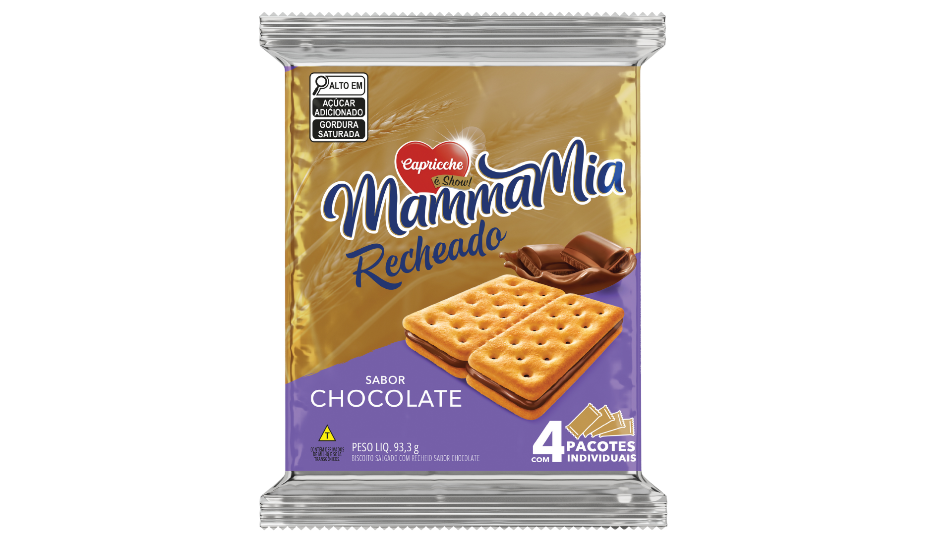 Mammamia Recheado Chocolate 93,3G