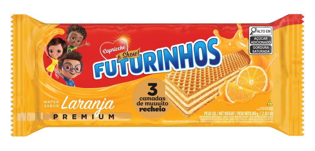 Wafer Laranja 80G