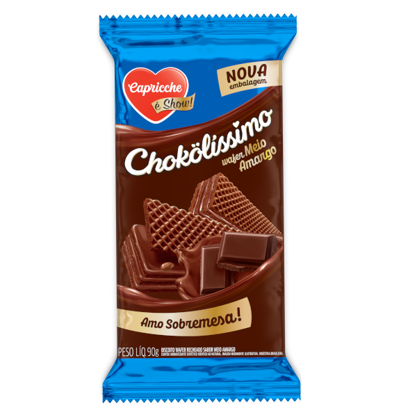 Wafer Chokolíssimo Amargo 90G