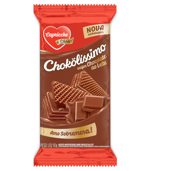 Wafer Chokolíssimo Choc Ao Leite 90G