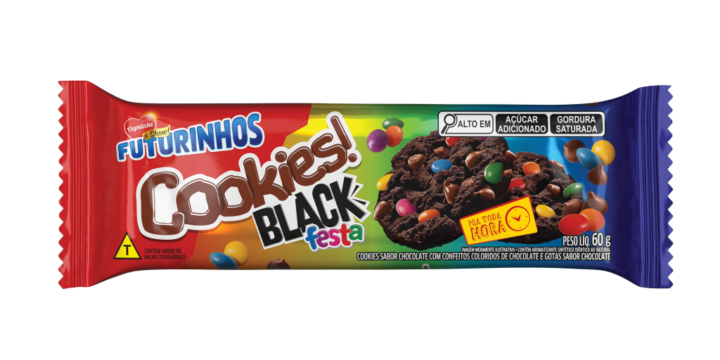 Cookies Sabor Black Festa 60G