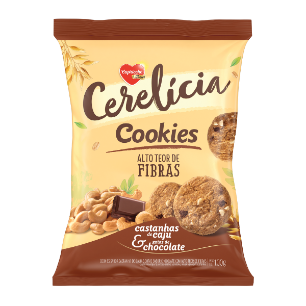 Cerelicia Chestnut And Chocolate Cookies 100G