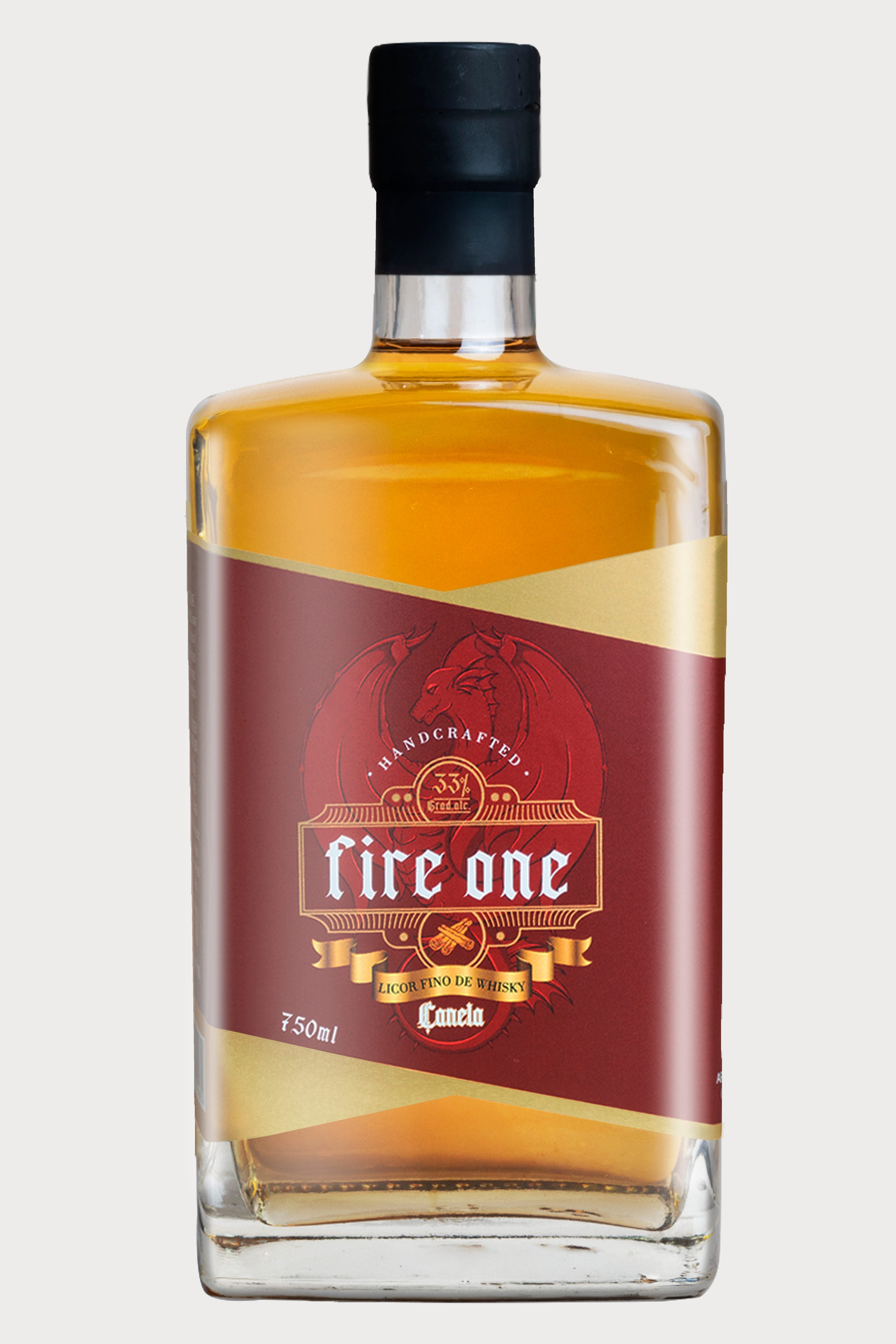Cinnamon Whisky Liqueur Fire One 750Ml