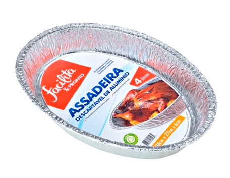 Assadeira Alumínio 4000Ml