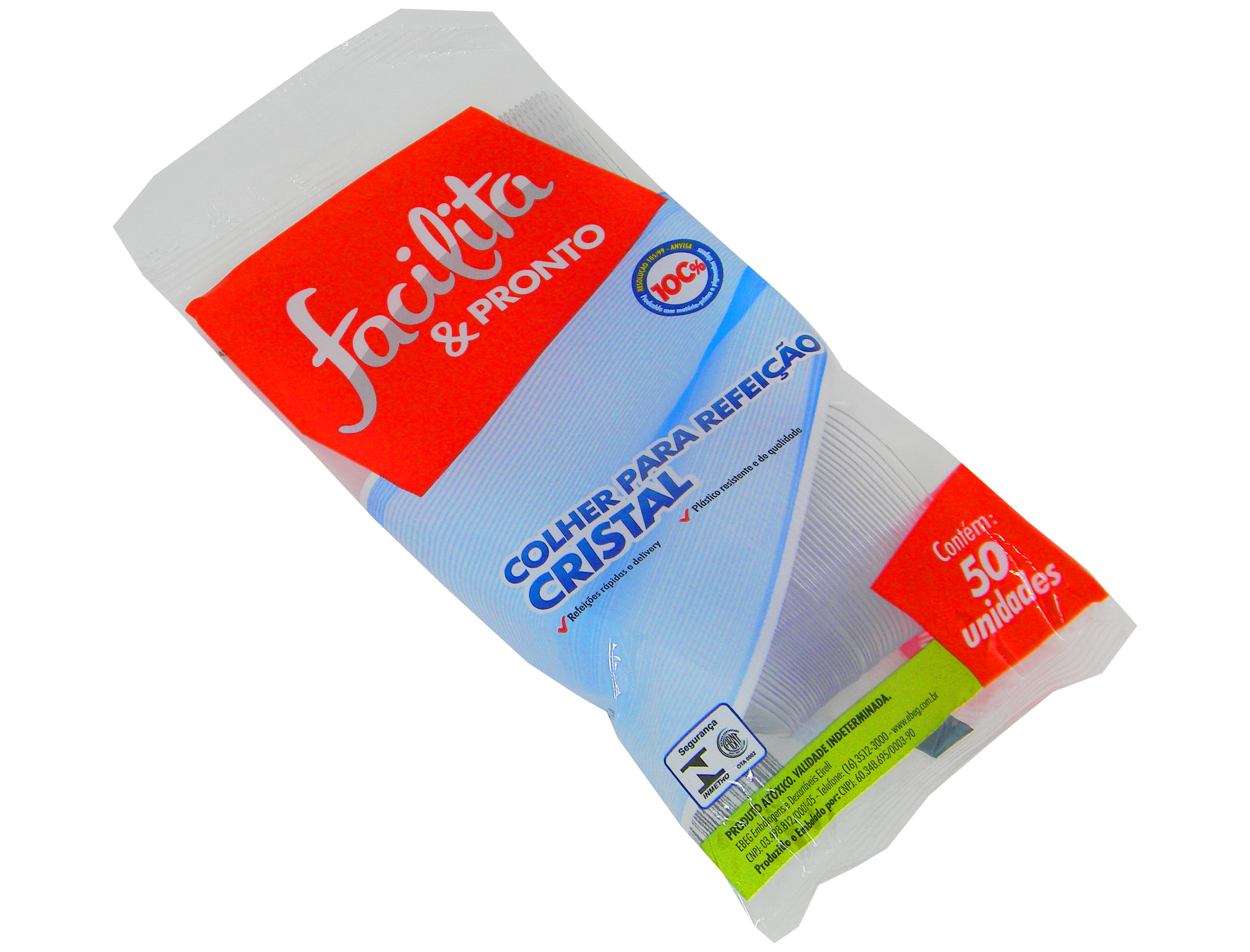 Colher Refeição Transparente