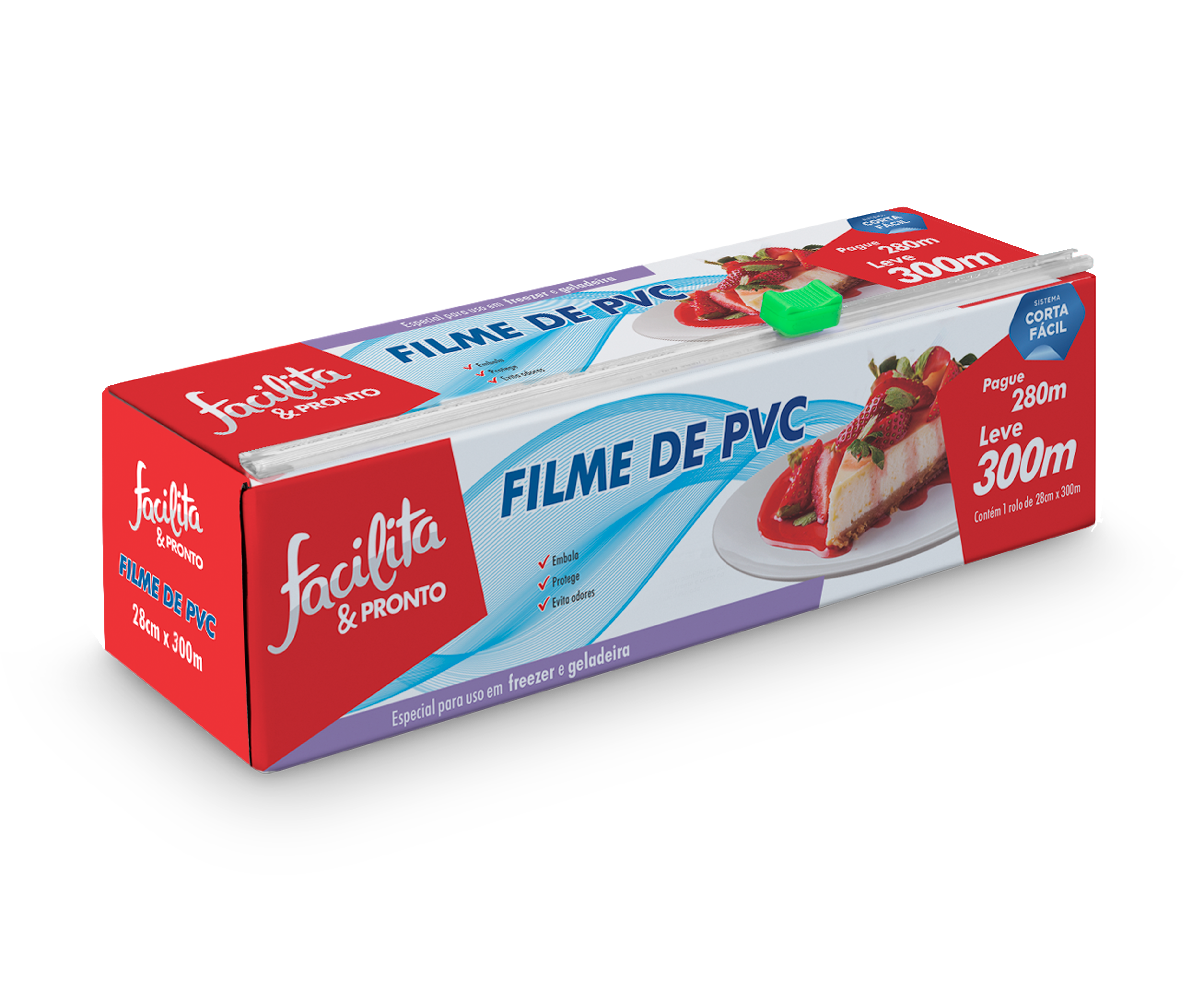 Filme Pvc 28X300M C/Trilho