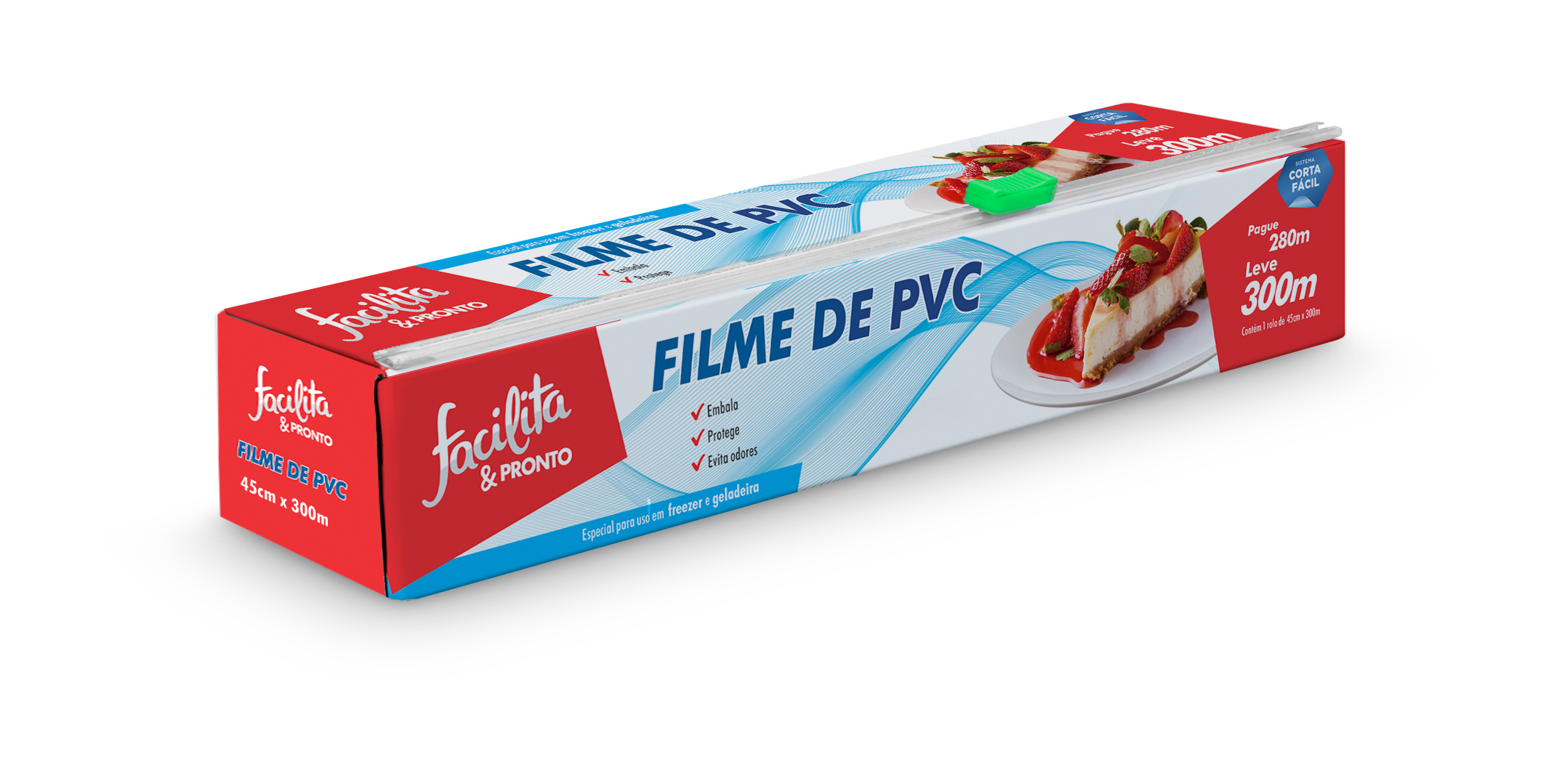 Filme Pvc 45X300 C/ Trilho