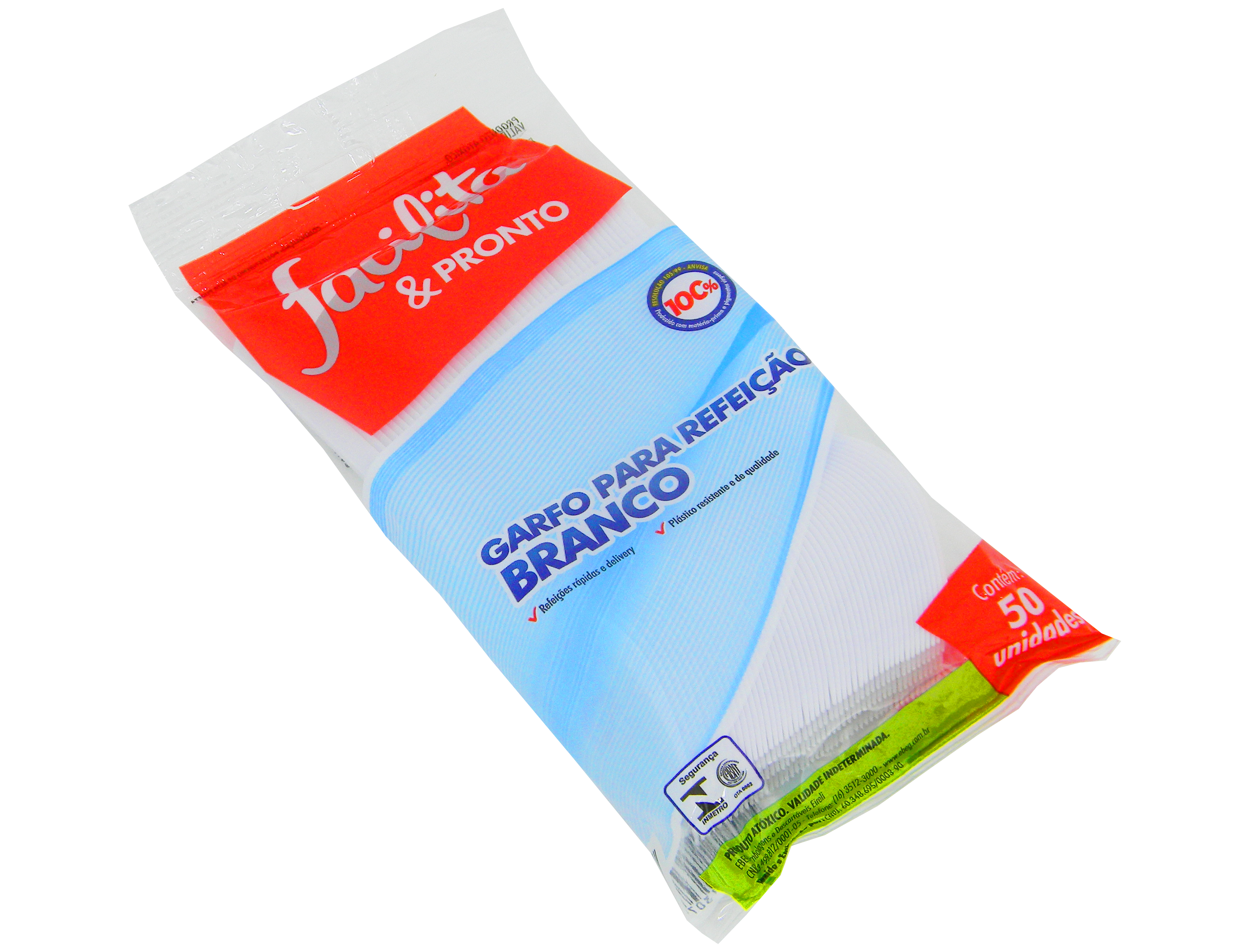 Tenedor Comida Blanco