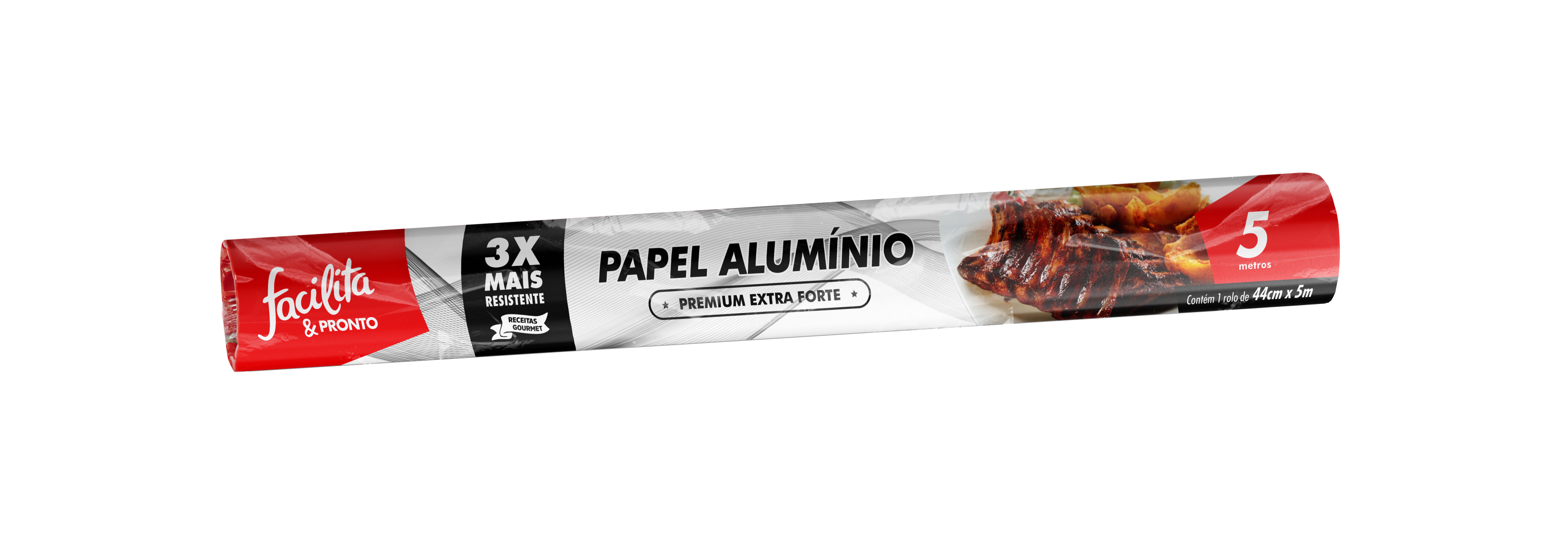 Papel Aluminio Extra 44Cm X 5Mts