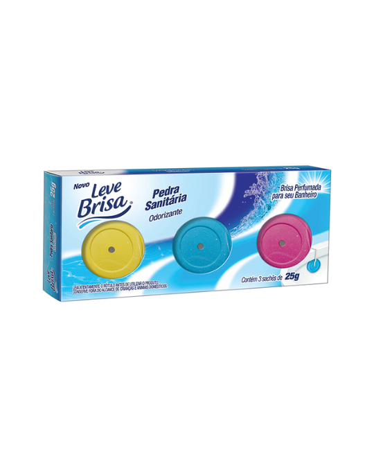Pedra Sanitária Trio 75 G